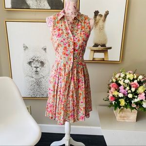 Nordstrom Antrhropologie Kaya Sloan floral dress S